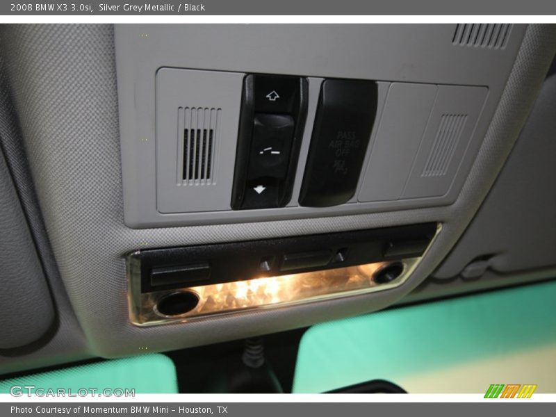Silver Grey Metallic / Black 2008 BMW X3 3.0si
