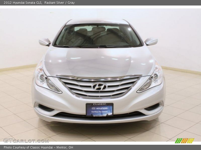 Radiant Silver / Gray 2012 Hyundai Sonata GLS