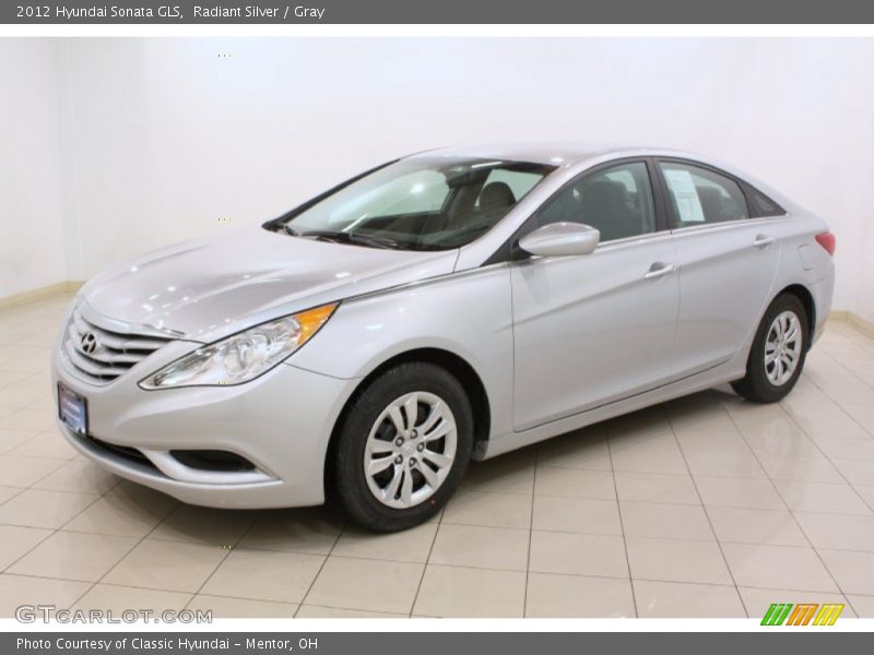 Radiant Silver / Gray 2012 Hyundai Sonata GLS