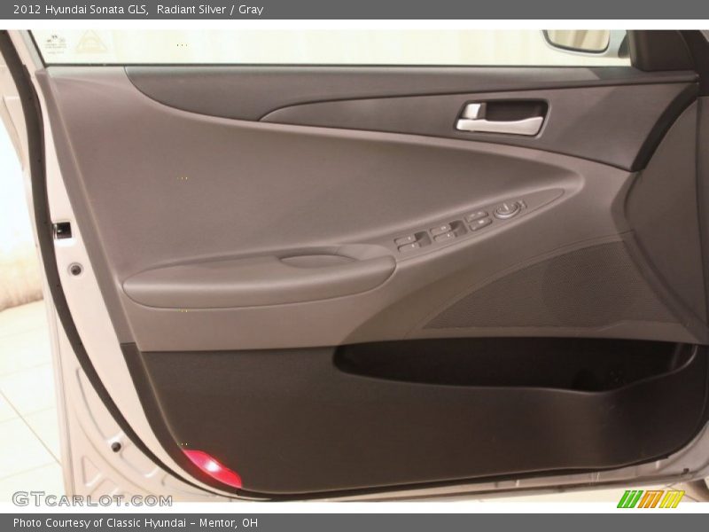 Radiant Silver / Gray 2012 Hyundai Sonata GLS