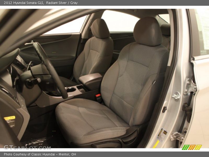 Radiant Silver / Gray 2012 Hyundai Sonata GLS