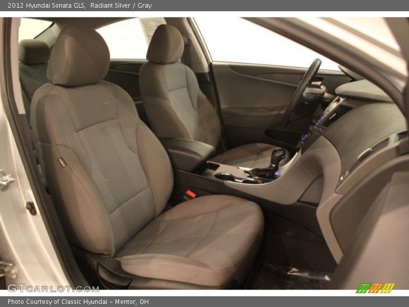 Radiant Silver / Gray 2012 Hyundai Sonata GLS