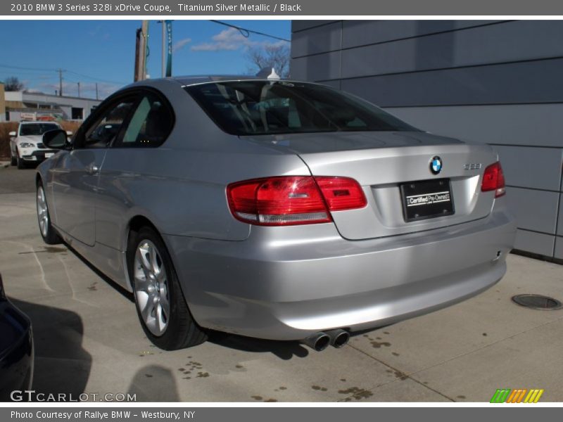 Titanium Silver Metallic / Black 2010 BMW 3 Series 328i xDrive Coupe