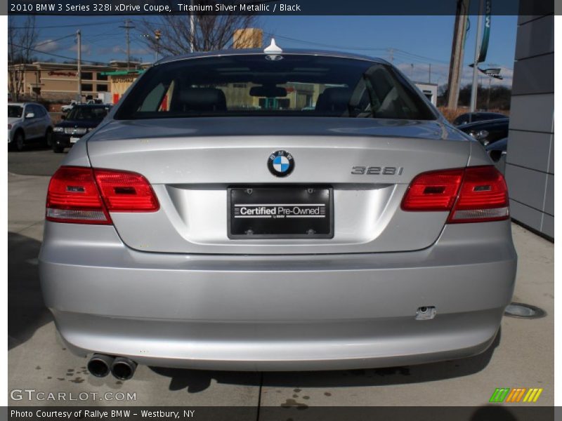 Titanium Silver Metallic / Black 2010 BMW 3 Series 328i xDrive Coupe