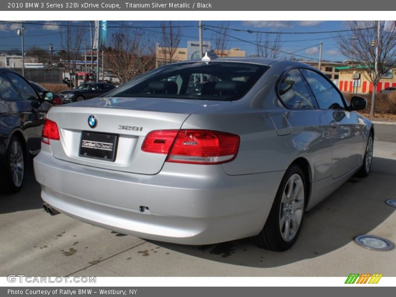 Titanium Silver Metallic / Black 2010 BMW 3 Series 328i xDrive Coupe