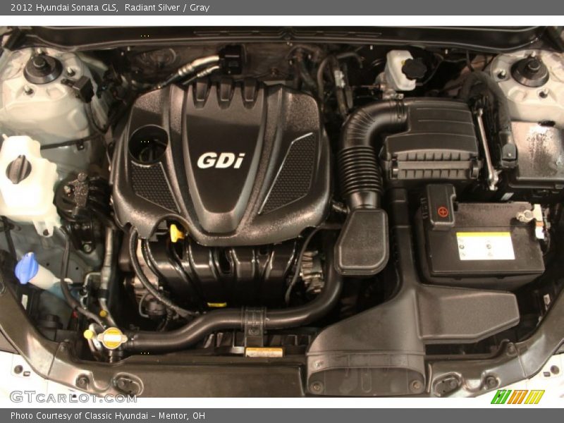 Radiant Silver / Gray 2012 Hyundai Sonata GLS