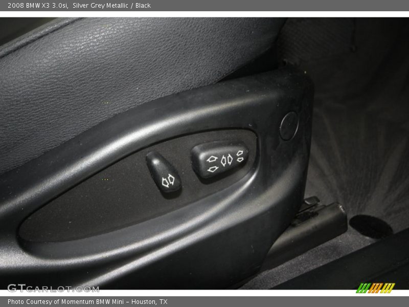 Silver Grey Metallic / Black 2008 BMW X3 3.0si