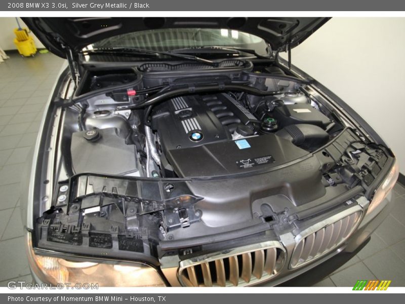 Silver Grey Metallic / Black 2008 BMW X3 3.0si