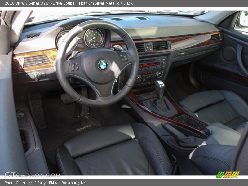 Titanium Silver Metallic / Black 2010 BMW 3 Series 328i xDrive Coupe