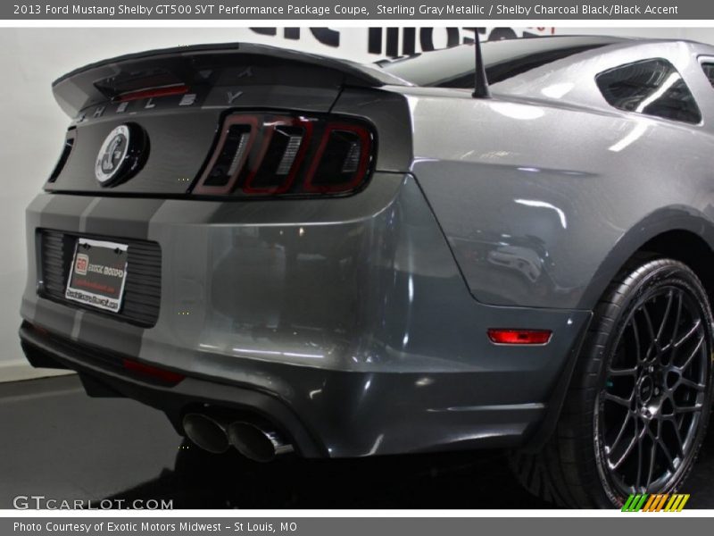Sterling Gray Metallic / Shelby Charcoal Black/Black Accent 2013 Ford Mustang Shelby GT500 SVT Performance Package Coupe