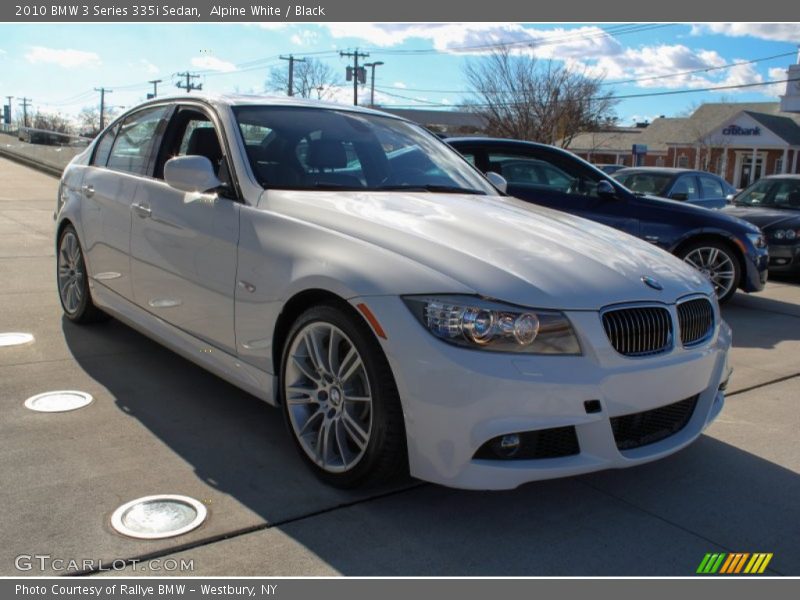 Alpine White / Black 2010 BMW 3 Series 335i Sedan