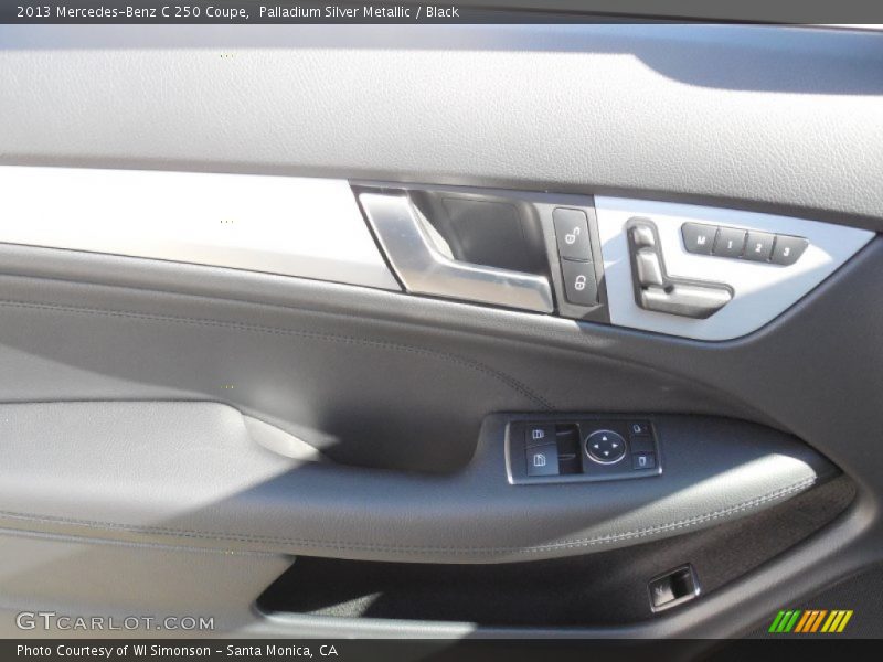 Palladium Silver Metallic / Black 2013 Mercedes-Benz C 250 Coupe