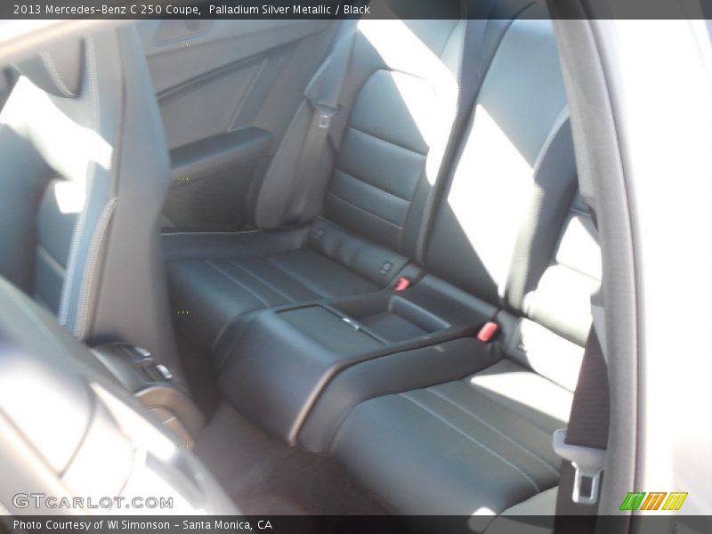 Palladium Silver Metallic / Black 2013 Mercedes-Benz C 250 Coupe