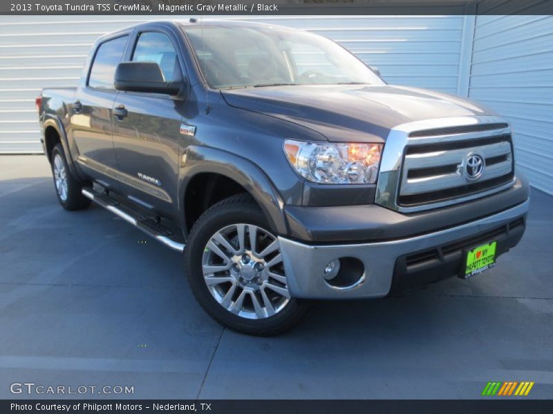 Magnetic Gray Metallic / Black 2013 Toyota Tundra TSS CrewMax