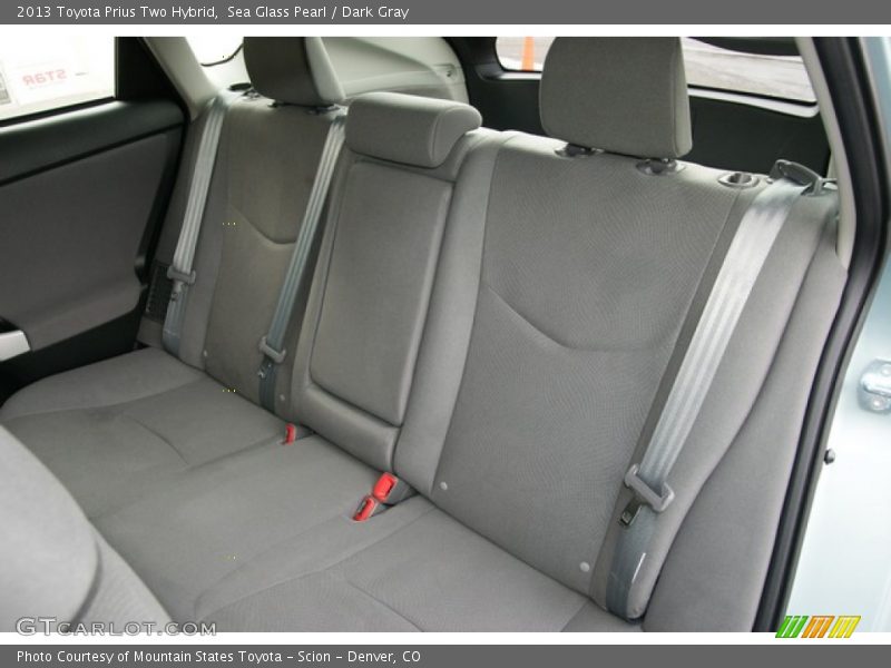 Sea Glass Pearl / Dark Gray 2013 Toyota Prius Two Hybrid