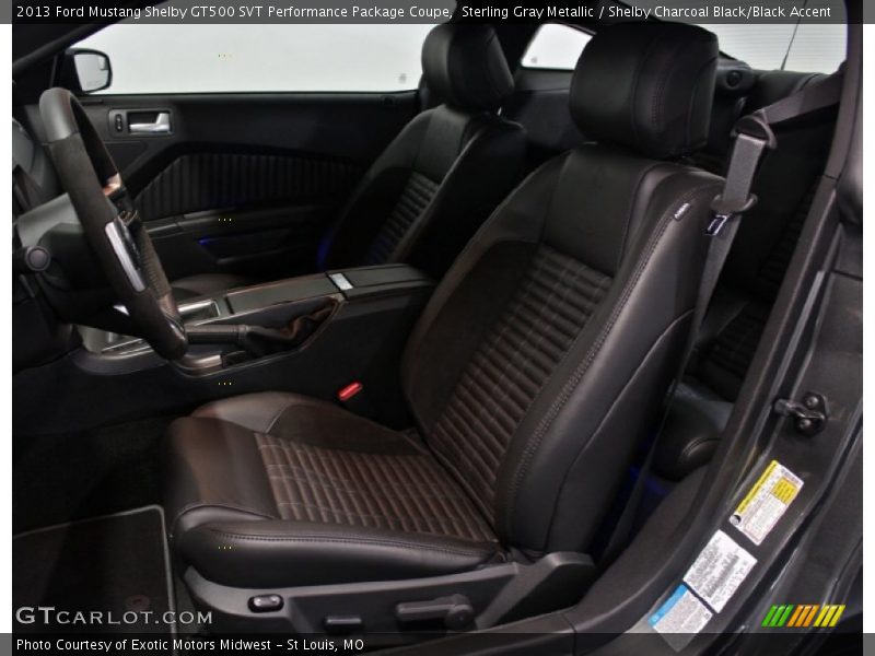 Front Seat of 2013 Mustang Shelby GT500 SVT Performance Package Coupe