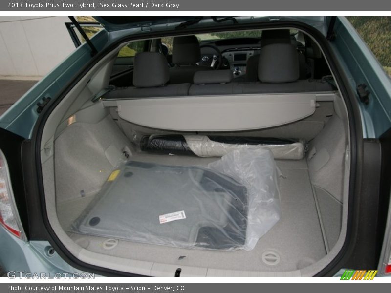 Sea Glass Pearl / Dark Gray 2013 Toyota Prius Two Hybrid