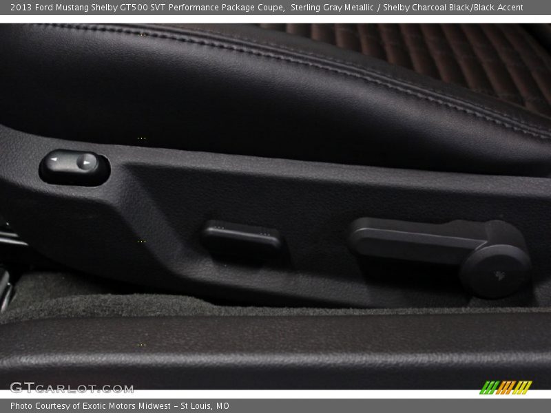 Sterling Gray Metallic / Shelby Charcoal Black/Black Accent 2013 Ford Mustang Shelby GT500 SVT Performance Package Coupe