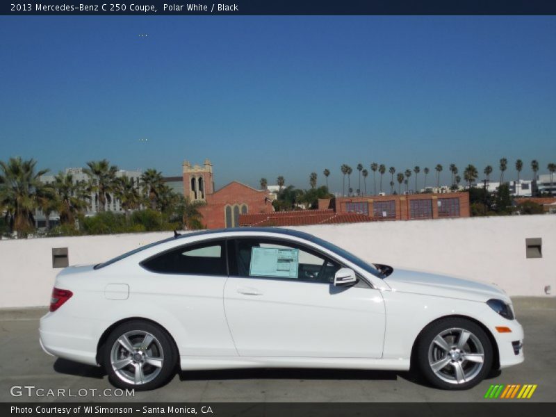 Polar White / Black 2013 Mercedes-Benz C 250 Coupe