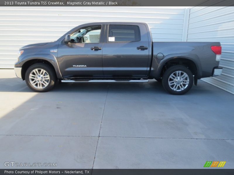 Magnetic Gray Metallic / Black 2013 Toyota Tundra TSS CrewMax