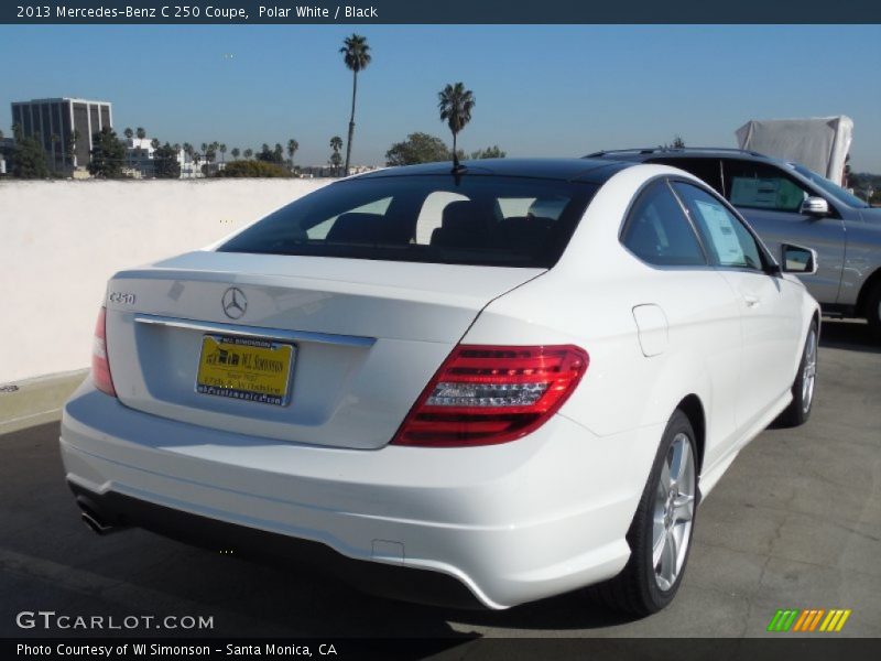 Polar White / Black 2013 Mercedes-Benz C 250 Coupe