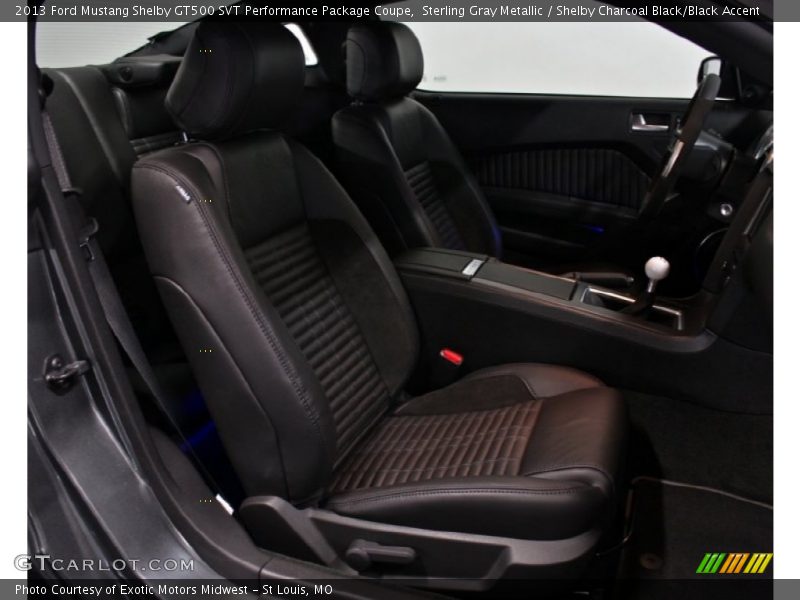 Front Seat of 2013 Mustang Shelby GT500 SVT Performance Package Coupe