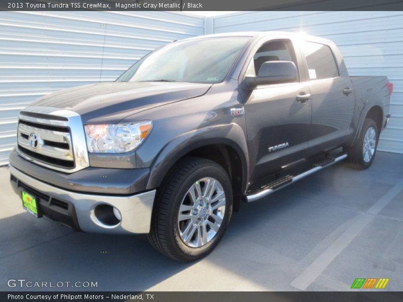 Magnetic Gray Metallic / Black 2013 Toyota Tundra TSS CrewMax