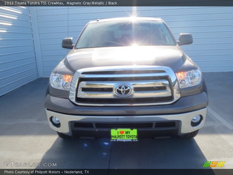 Magnetic Gray Metallic / Black 2013 Toyota Tundra TSS CrewMax