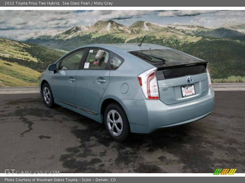 Sea Glass Pearl / Misty Gray 2013 Toyota Prius Two Hybrid