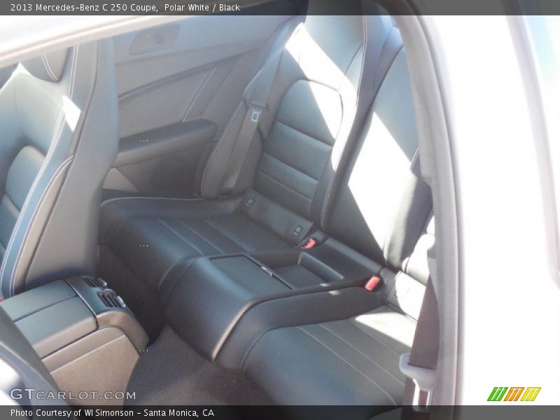 Polar White / Black 2013 Mercedes-Benz C 250 Coupe
