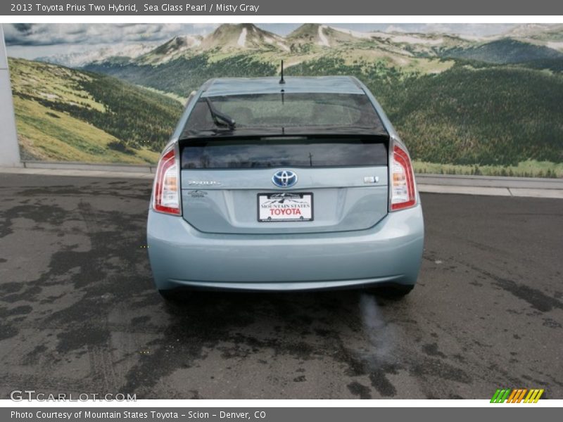 Sea Glass Pearl / Misty Gray 2013 Toyota Prius Two Hybrid