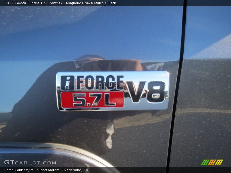 Magnetic Gray Metallic / Black 2013 Toyota Tundra TSS CrewMax