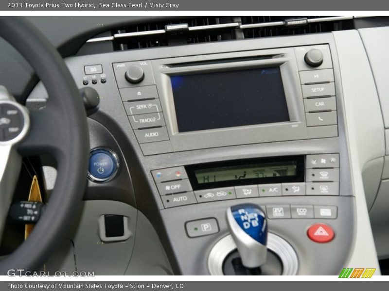 Sea Glass Pearl / Misty Gray 2013 Toyota Prius Two Hybrid