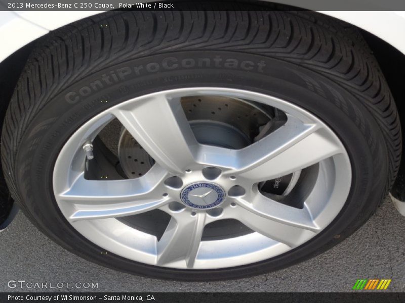 Polar White / Black 2013 Mercedes-Benz C 250 Coupe