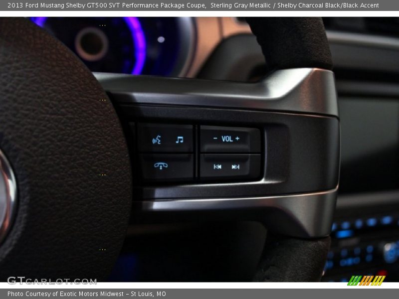 Controls of 2013 Mustang Shelby GT500 SVT Performance Package Coupe