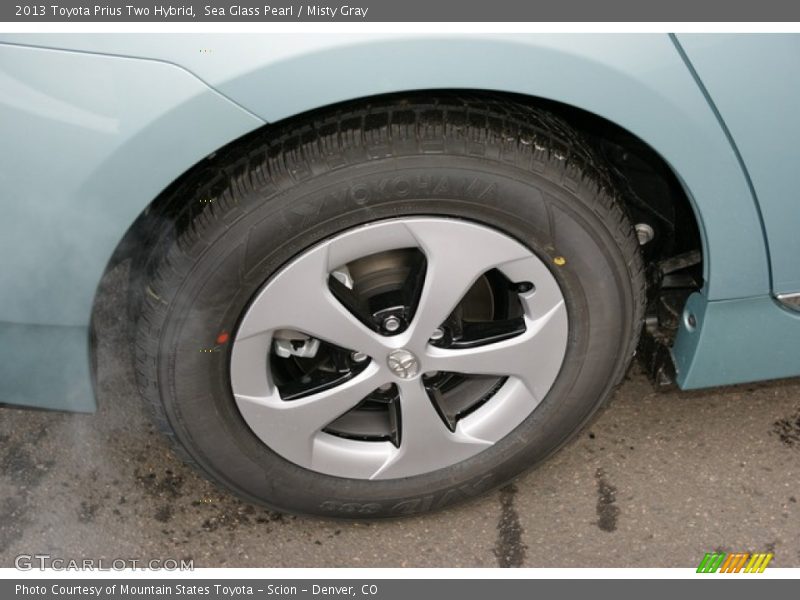 Sea Glass Pearl / Misty Gray 2013 Toyota Prius Two Hybrid