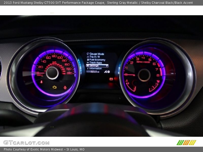  2013 Mustang Shelby GT500 SVT Performance Package Coupe Shelby GT500 SVT Performance Package Coupe Gauges