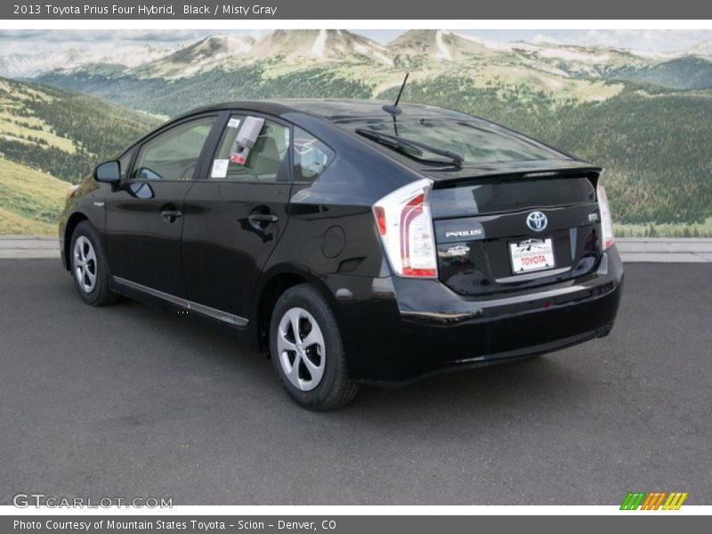Black / Misty Gray 2013 Toyota Prius Four Hybrid