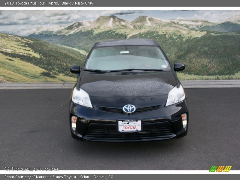 Black / Misty Gray 2013 Toyota Prius Four Hybrid