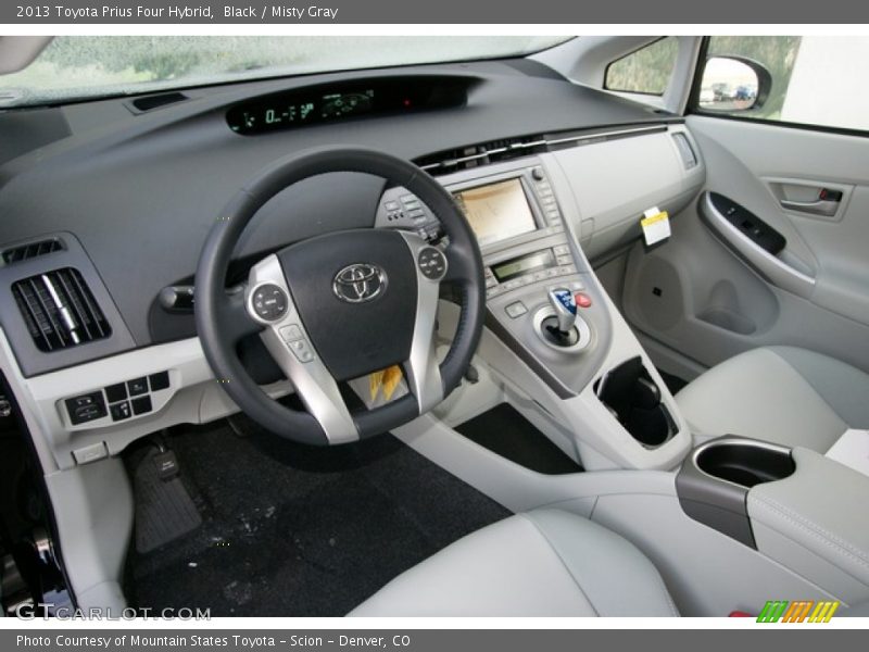 Black / Misty Gray 2013 Toyota Prius Four Hybrid
