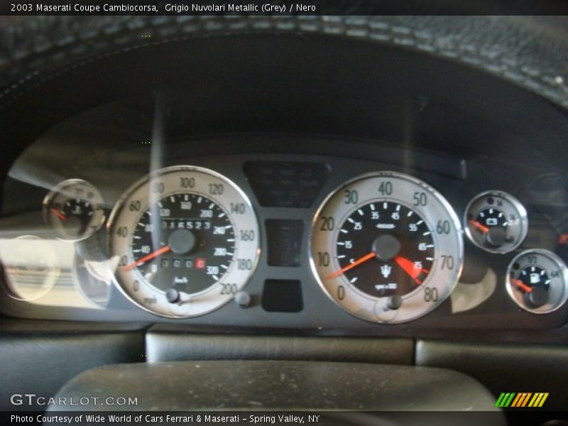  2003 Coupe Cambiocorsa Cambiocorsa Gauges