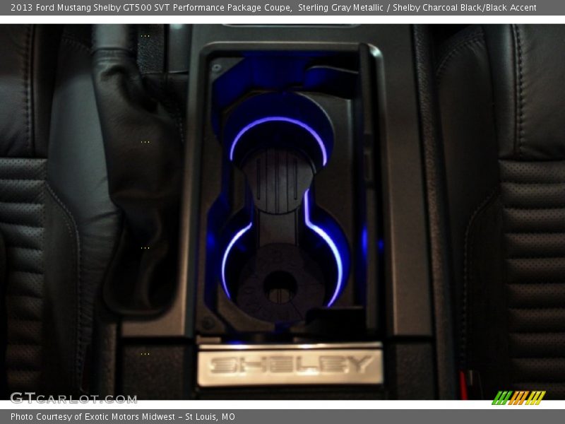 Sterling Gray Metallic / Shelby Charcoal Black/Black Accent 2013 Ford Mustang Shelby GT500 SVT Performance Package Coupe