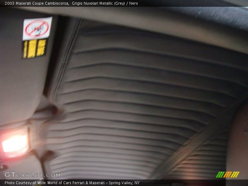 Grigio Nuvolari Metallic (Grey) / Nero 2003 Maserati Coupe Cambiocorsa