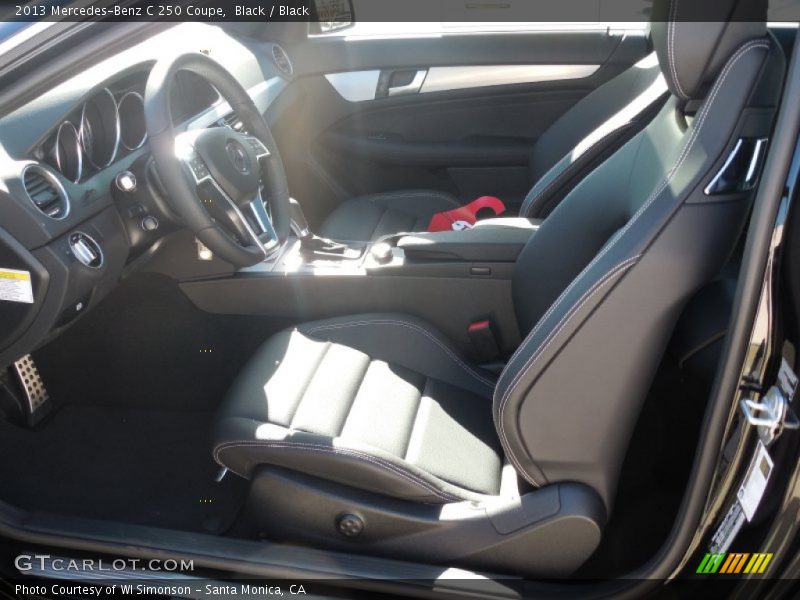 Black / Black 2013 Mercedes-Benz C 250 Coupe
