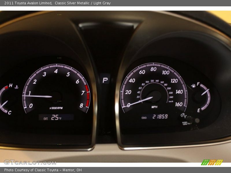 Classic Silver Metallic / Light Gray 2011 Toyota Avalon Limited