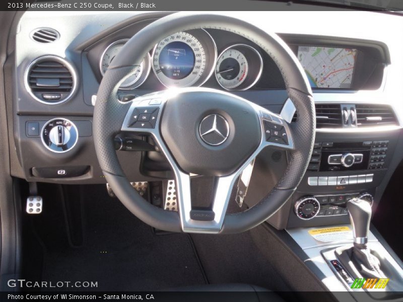 Black / Black 2013 Mercedes-Benz C 250 Coupe