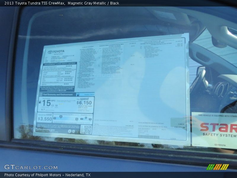 Magnetic Gray Metallic / Black 2013 Toyota Tundra TSS CrewMax