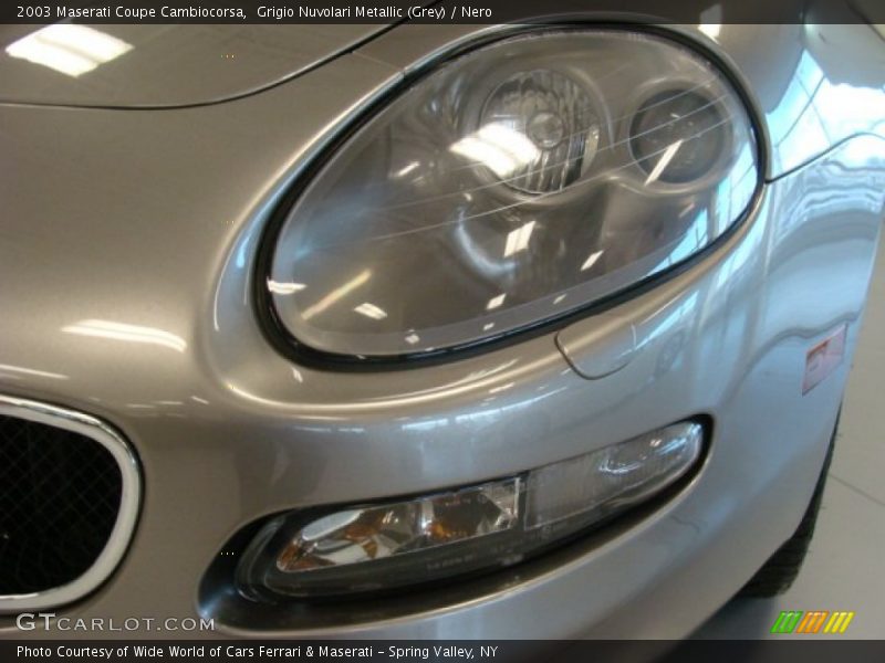 Grigio Nuvolari Metallic (Grey) / Nero 2003 Maserati Coupe Cambiocorsa