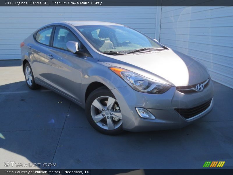 Titanium Gray Metallic / Gray 2013 Hyundai Elantra GLS
