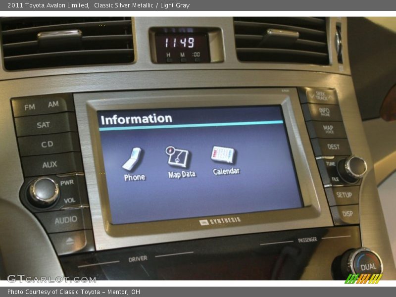 Classic Silver Metallic / Light Gray 2011 Toyota Avalon Limited